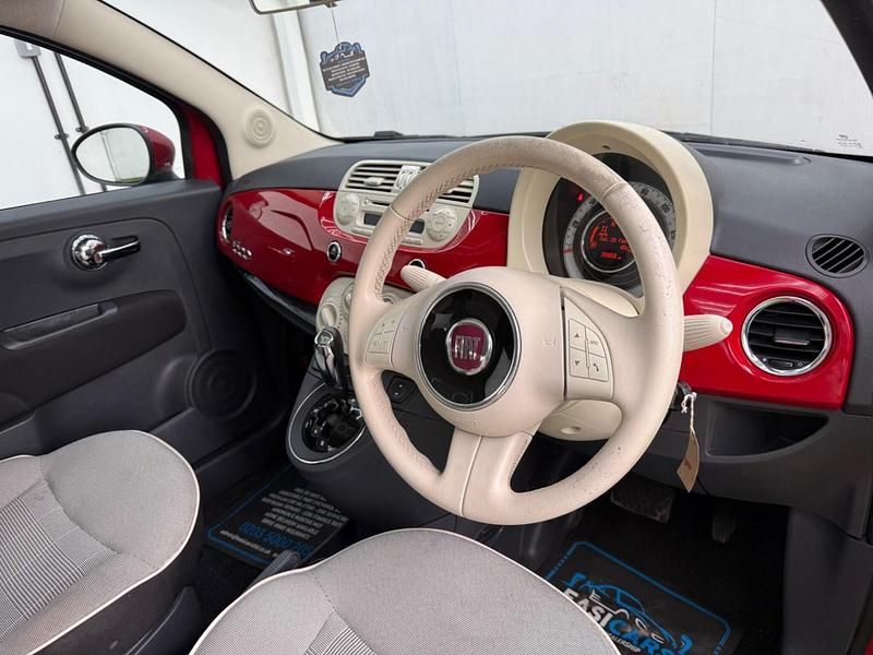 Used Fiat 500 Lounge 69 HP (50 kW) 2015 Red Hatchback