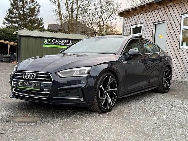 Used Audi A5 S-Line 2017 Blue Coupe