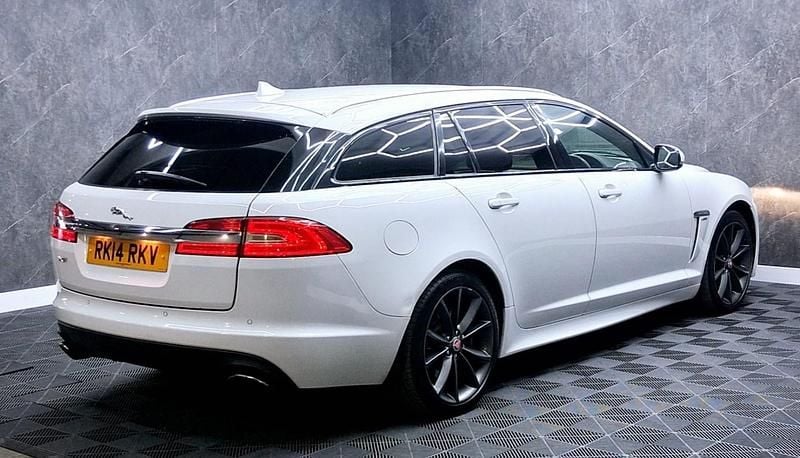 Used Jaguar XF R-Sport 2014 White Estate