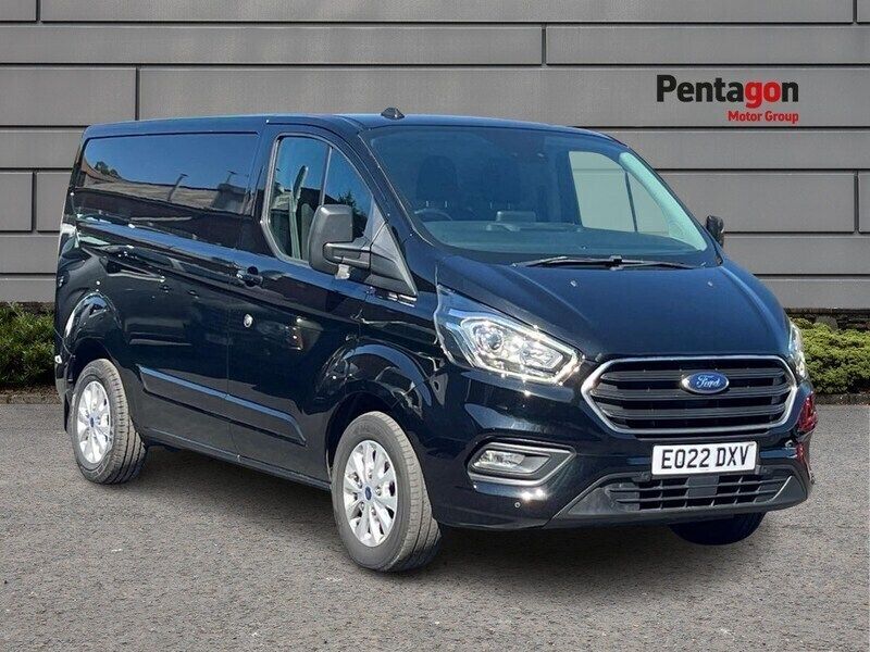 Black Used 2022 Ford Transit Custom Limited Van | £15,795 (Fair price) - Image 1/3