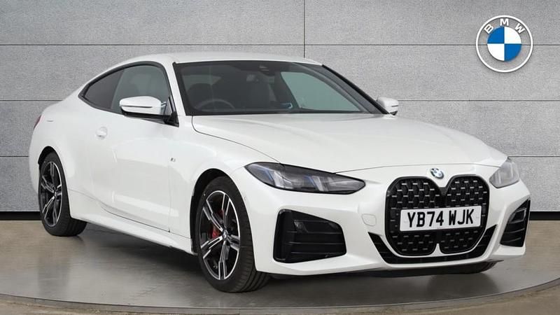 White Used 2024 BMW 420 M Sport Coupe | £36,995 (Fair price) - Image 1/4