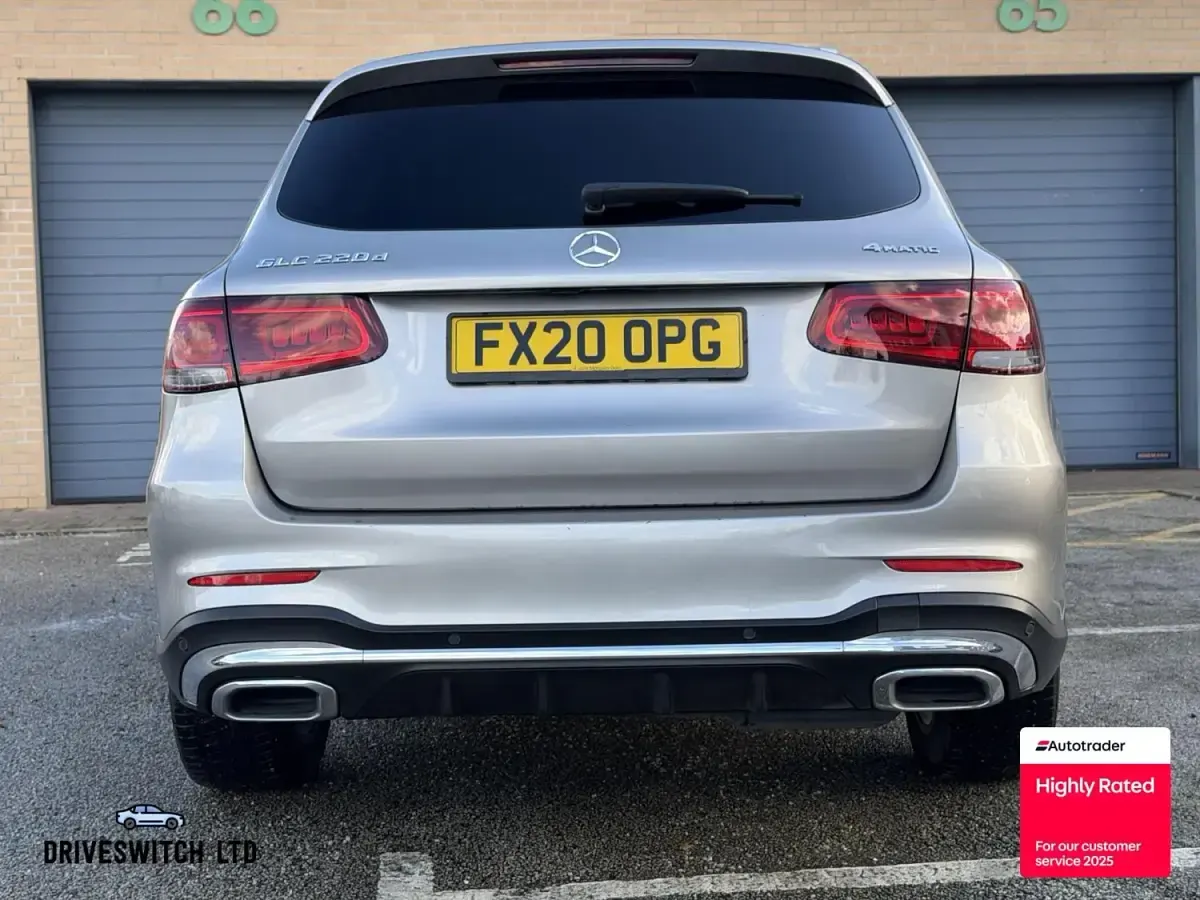 Second-hand Mercedes GLC220 AMG line 194 CP (142 kW) 2020 Argintiu SUV