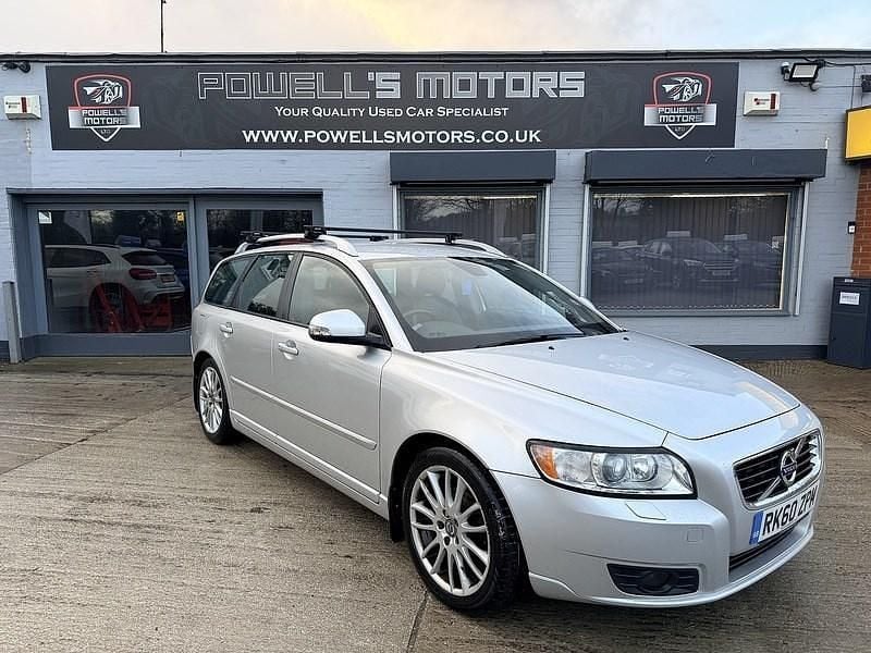 Silver Used 2010 Volvo V50 SE Lux Estate | £2,995 (Fair price) - Image 1/4