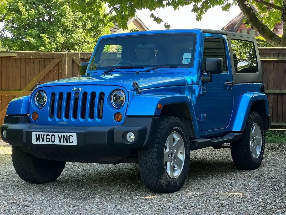 Used Jeep Wrangler Sahara 2010 Blue SUV