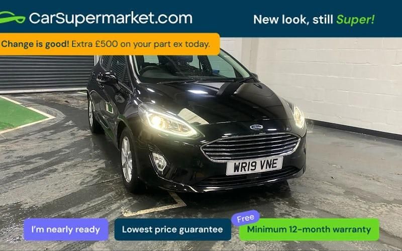 Used Ford Fiesta Zetec 101 HP (74 kW) 2019 Black Hatchback