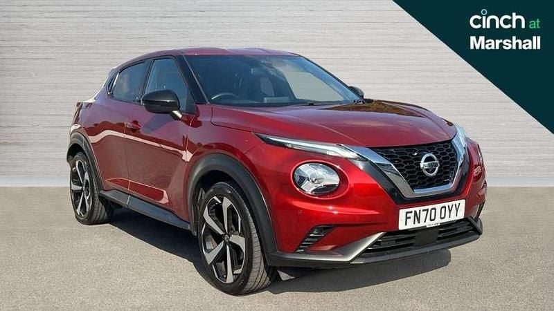 Pearl fuji sunset red Used 2020 Nissan Juke Tekna SUV | £15,339 (Fair price) - Image 1/4