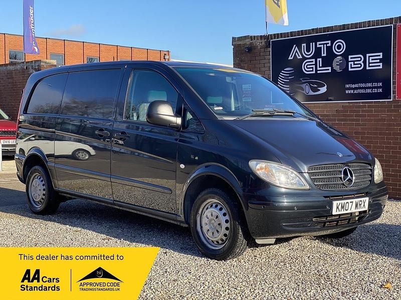 Black Used 2007 Mercedes Vito Van | £6,990 (Fair price) - Image 1/3