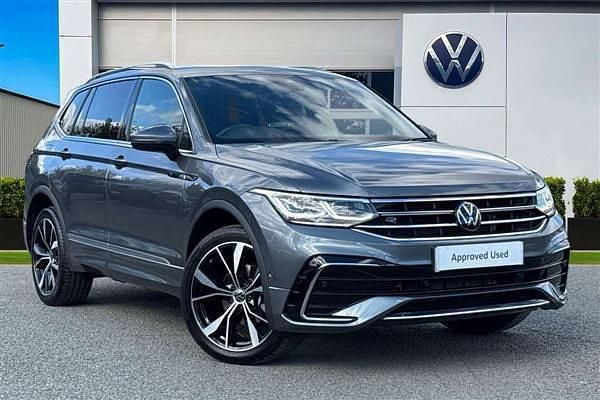 Grey Used 2024 VW Tiguan Allspace R-line SUV | £34,326 (Fair price) - Image 1/4