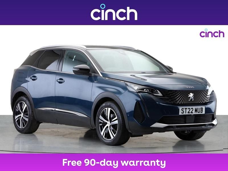 Blue Used 2022 Peugeot 3008 GTi SUV | £15,899 (Fair price) - Image 1/3