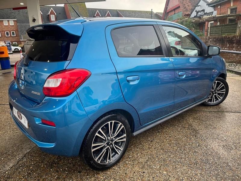 Used Mitsubishi Mirage 78 HP (57 kW) 2018 Blue Hatchback