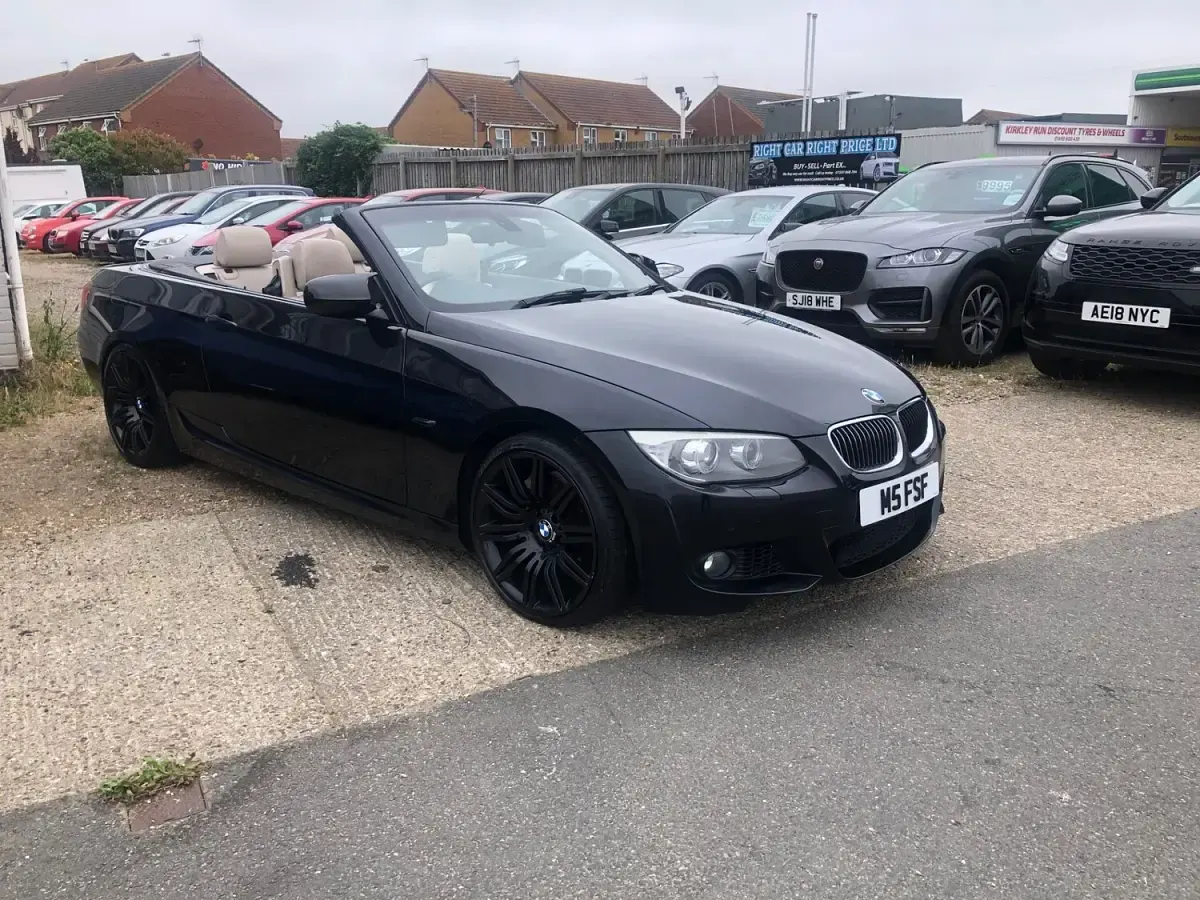 Used BMW 335 Cabriolet M Sport 2012 Black Cabriolet