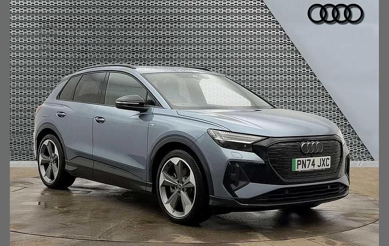 Blue Used 2024 Audi Q4 e-tron Black Edition SUV | £35,798 (Super price) - Image 1/4
