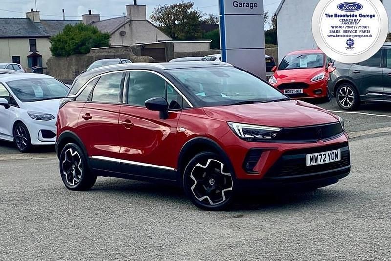 Used Vauxhall Crossland Ultimate 110 HP (80 kW) 2022 Red SUV