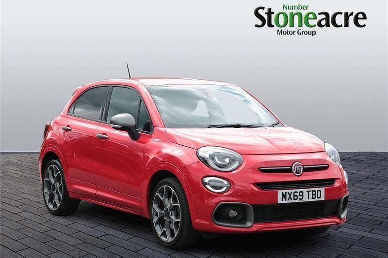 Red Used 2019 Fiat 500X Sport SUV | £11,495 (Good price) - Image 1/4