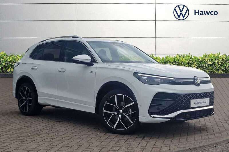 White Used 2024 VW Tiguan R-line SUV | £35,495 - Image 1/3