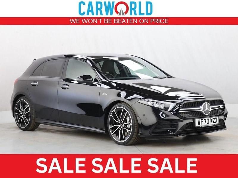 Black Used 2020 Mercedes A35 AMG Premium Hatchback | £21,700 (Fair price) - Image 1/3