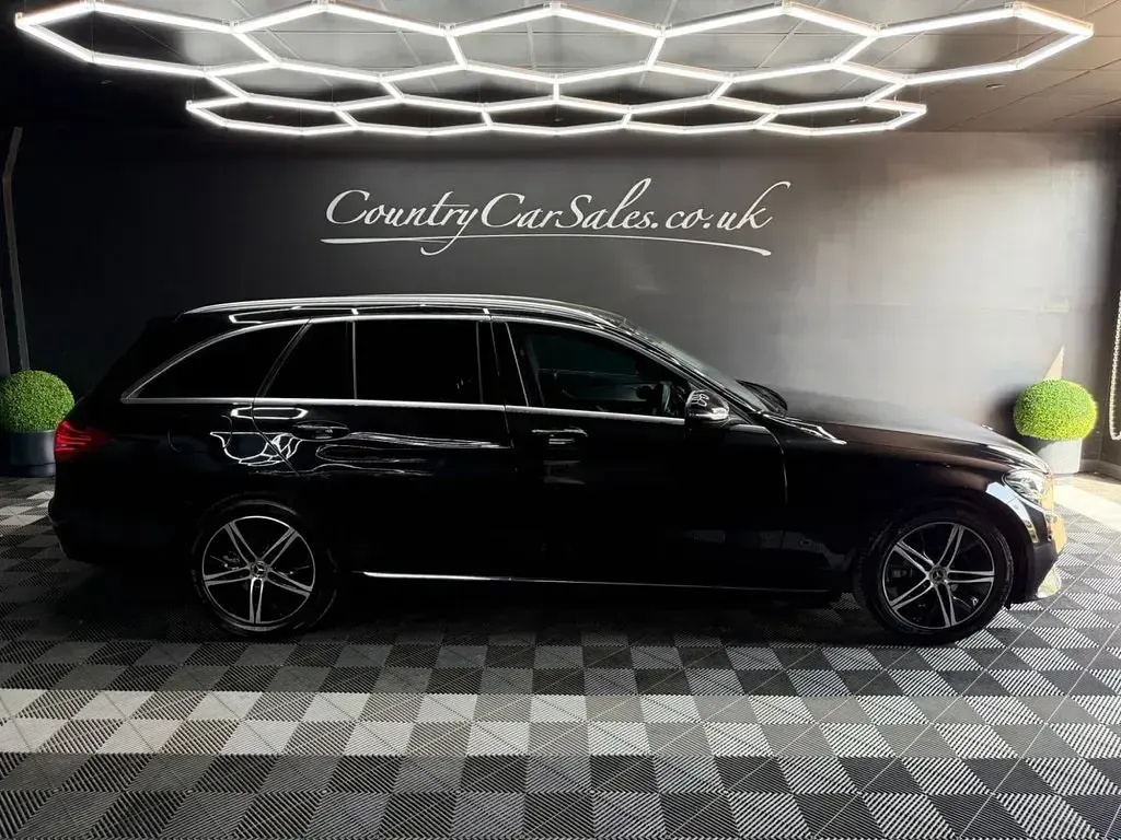 Used Mercedes C200 2019 Black Estate