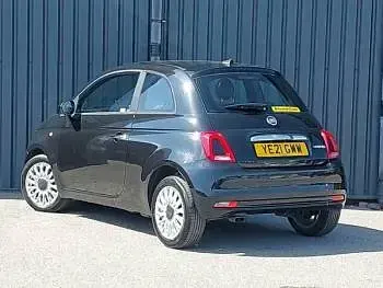 Used Fiat 500 Lounge 70 HP (51 kW) 2021 Black Hatchback