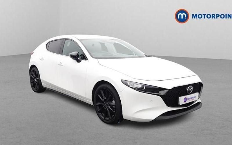 White Used 2025 Mazda 3 Homura-Line Hatchback | £17,999 (Good price) - Image 1/4