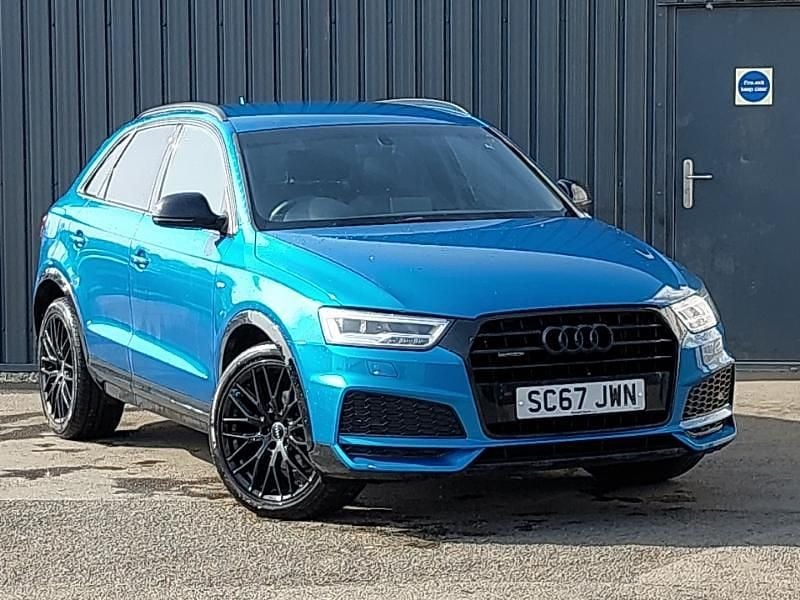Used Audi Q3 Black Edition 184 HP (135 kW) 2018 Blue SUV