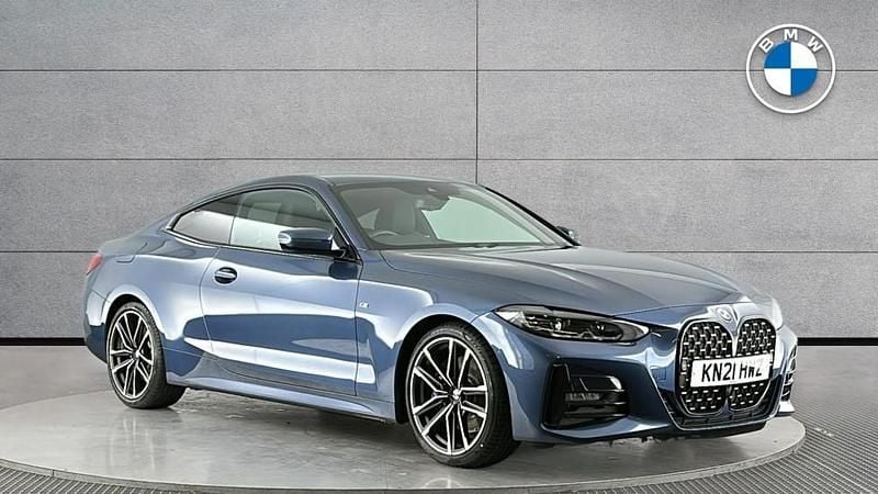 Blue Used 2021 BMW 420 M Sport Coupe | £26,950 (Expensive) - Image 1/4