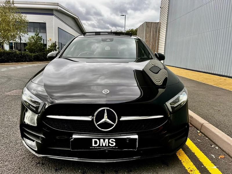 Used Mercedes A200 AMG line 150 HP (110 kW) 2022 Black Sedan
