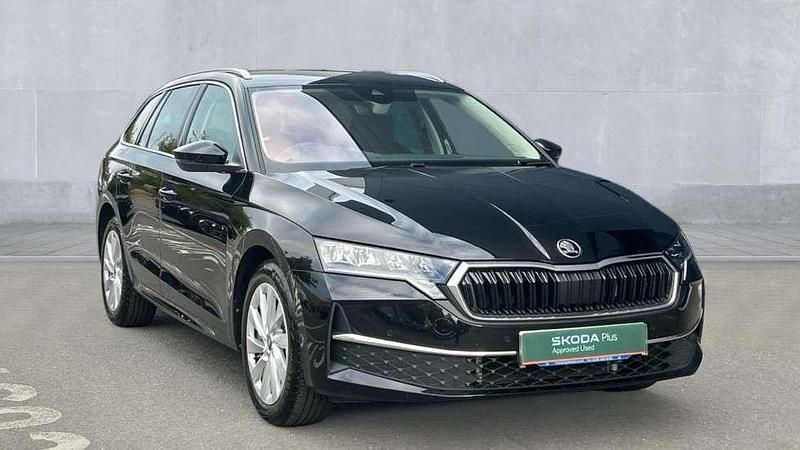 Black magic pearl effect Used 2025 Skoda Octavia SE L Estate | £26,450 (Expensive) - Image 1/4