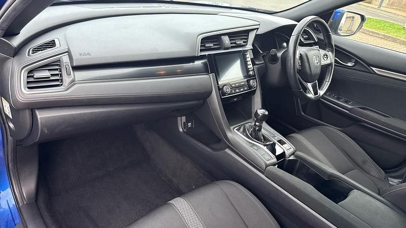 Used Honda Civic Sport 2019 Blue Hatchback