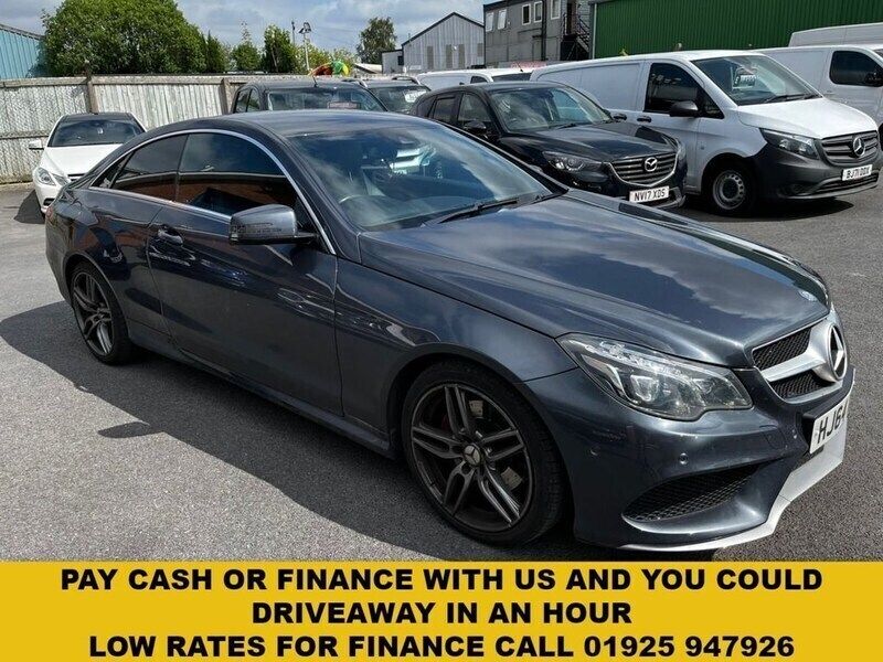 Grey Used 2014 Mercedes E220 AMG line Coupe | £7,995 (Fair price) - Image 1/4