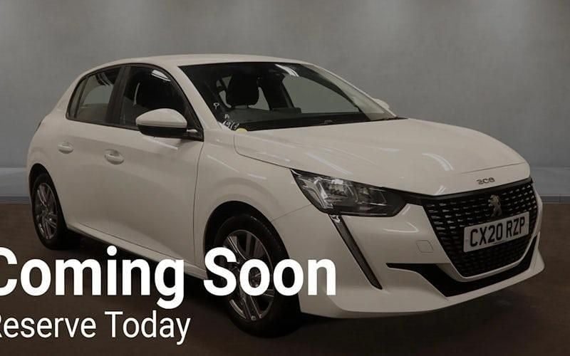 White Used 2020 Peugeot 208 Active Hatchback | £11,399 (Fair price) - Image 1/2