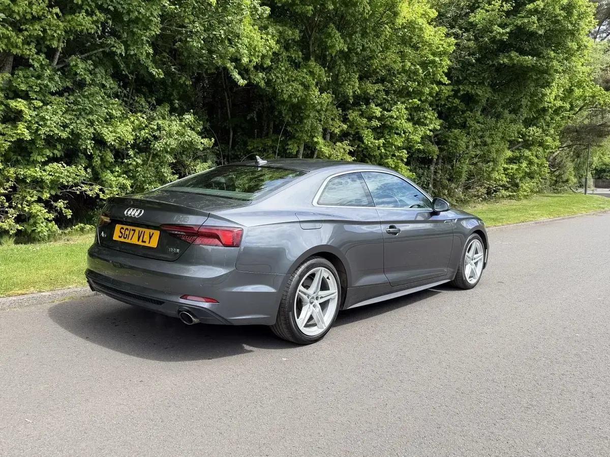Used Audi A5 S-Line 190 HP (139 kW) 2017 Grey Coupe