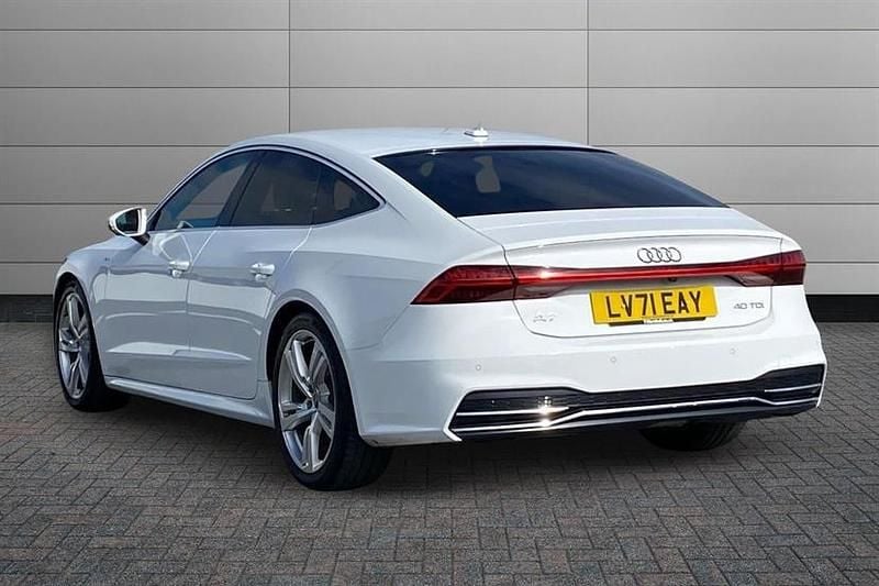 Used Audi A7 S-Line 204 HP (150 kW) 2021 White Sedan