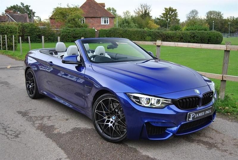 Used BMW M4 Cabriolet Competition Edition 450 HP (330 kW) 2020 Blue Cabriolet