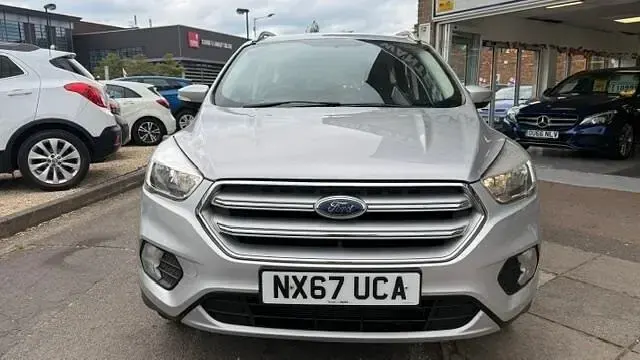 Used Ford Kuga Zetec 120 HP (88 kW) 2017 Moondust silver metallic SUV