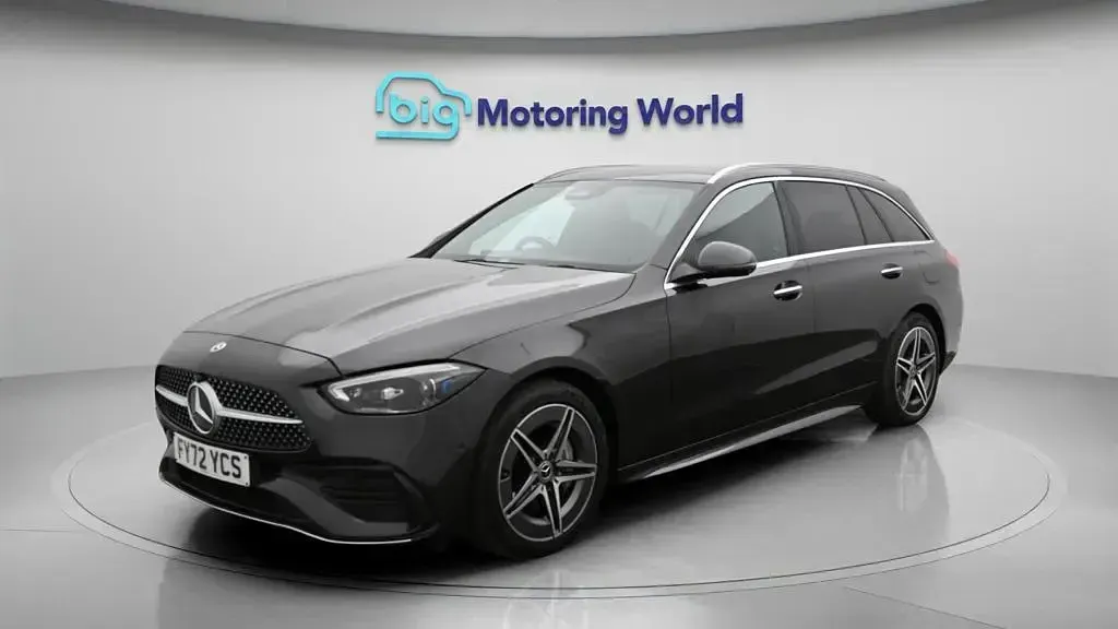 Used Mercedes C300e AMG line 2022 Grey Estate