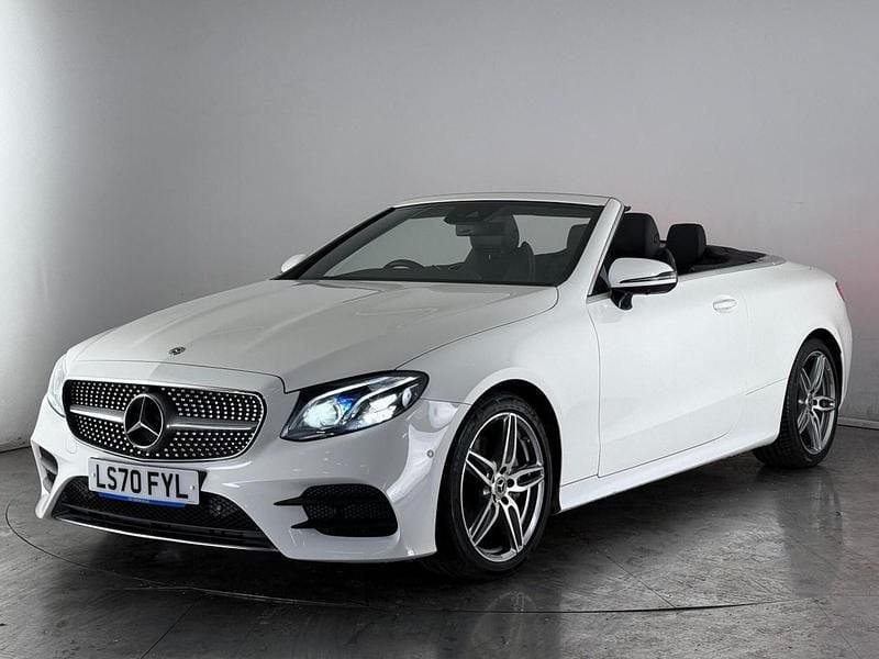 Used Mercedes E220 AMG Line Premium 194 HP (142 kW) 2020 White Cabriolet