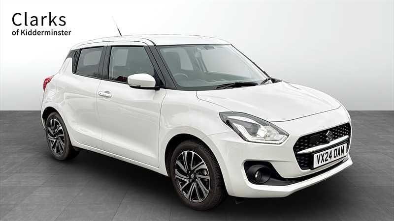 White Used 2024 Suzuki Swift SZ5 Hatchback | £17,495 (Fair price) - Image 1/4