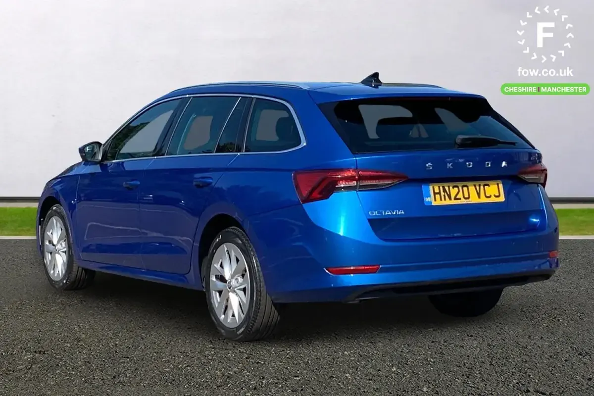 Used Skoda Octavia SE L First Edition 150 HP (110 kW) 2020 Blue Estate