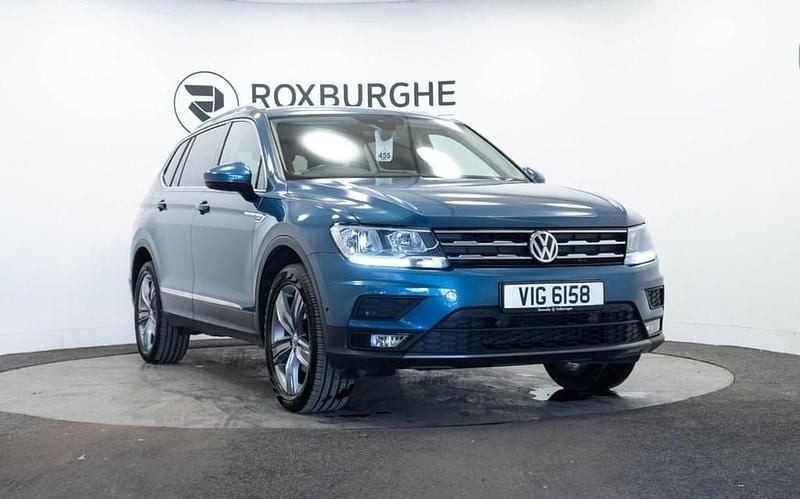 Blue Used 2021 VW Tiguan Allspace Match SUV | £16,995 (Good price) - Image 1/4