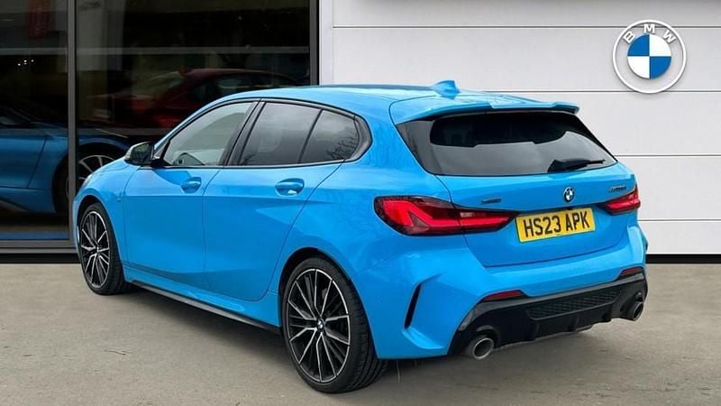 Used BMW M135 Shadowline 302 HP (222 kW) 2023 Blue Hatchback