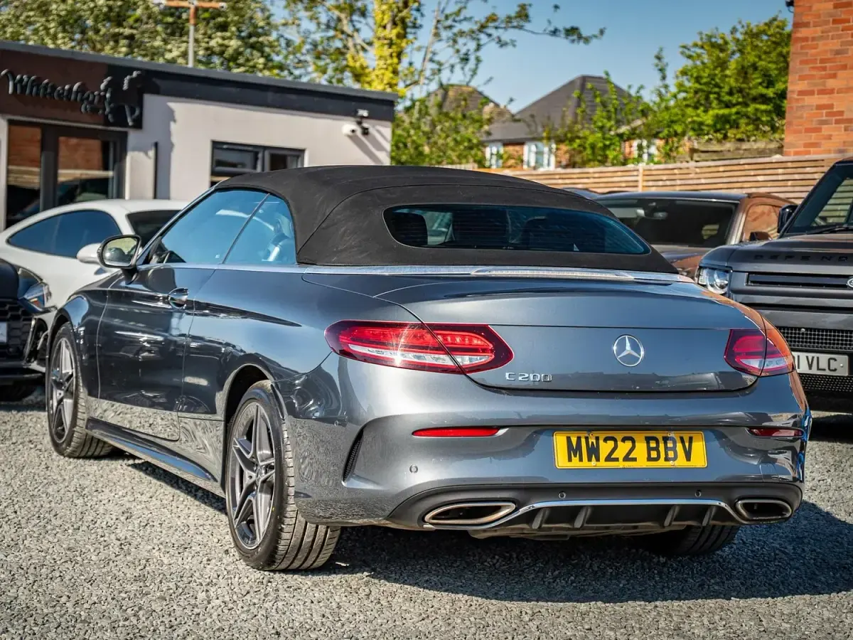 Used Mercedes C200 AMG line 2022 Grey Cabriolet