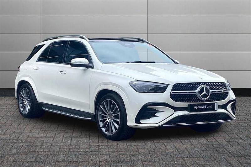 Opalite white Used 2024 Mercedes GLE400 AMG Line Premium Estate | £66,450 (A bit pricey) - Image 1/4