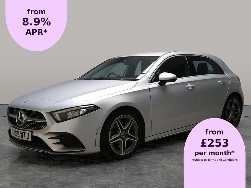 Silver Used 2018 Mercedes A250 AMG line Hatchback | £16,335 (Good price) - Image 1/2