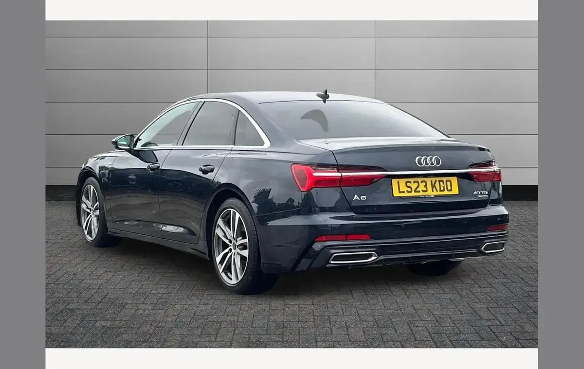 Used Audi A6 S-Line 204 HP (150 kW) 2023 Firmament blue Sedan