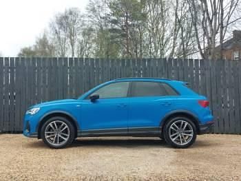 Used Audi Q3 Black Edition 150 HP (110 kW) 2021 Blue SUV