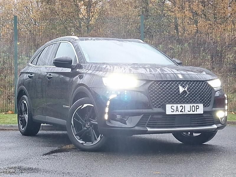 Black Used 2021 DS Automobiles DS7 Crossback Prestige SUV | £17,998 (Fair price) - Image 1/4