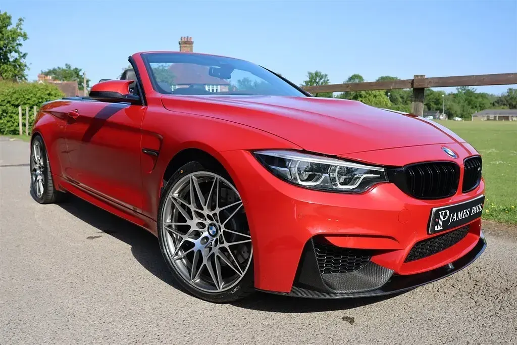Usado BMW M4 Cabriolet Competition Edition 2017 Rojo Descapotable