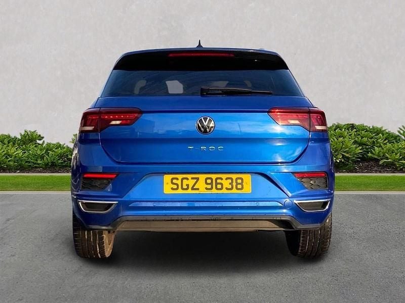 Used VW T-Roc R-line 150 HP (110 kW) 2020 Blue SUV