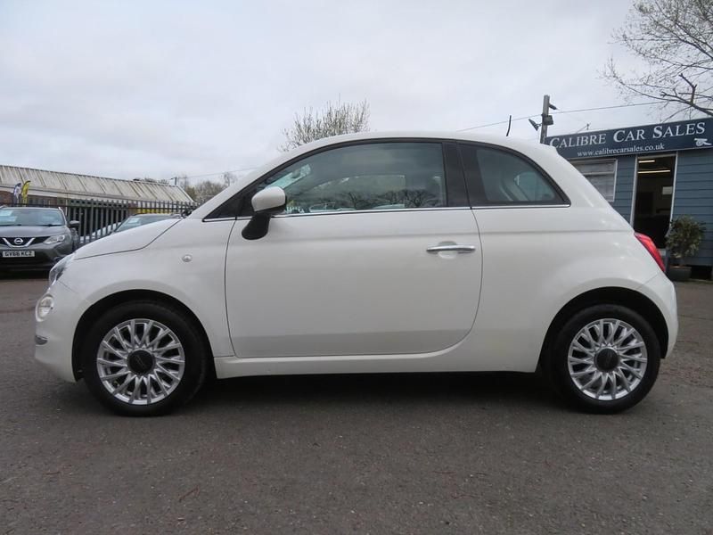 Used Fiat 500 Lounge 69 HP (50 kW) 2016 White Hatchback