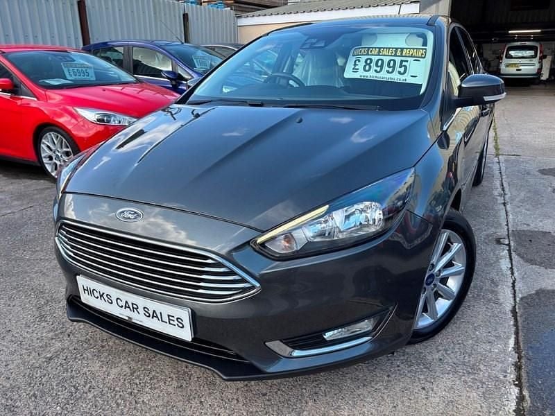 Grey Used 2018 Ford Focus Titanium Hatchback | £8,995 (A bit pricey) - Image 1/4
